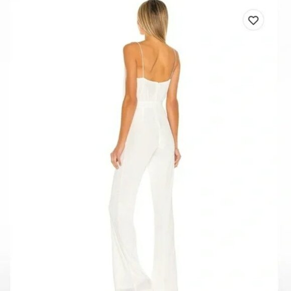 NWT MISHA Revolve Ivory Moira Pantsuit.  SZ 4 - Picture 2 of 4
